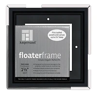 Ampersand™ Black 1.5" Depth Face Thin Edge Floaterframe
