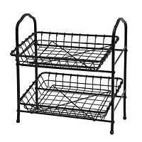 2-Tier Metal Removable Baskets