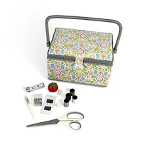 Dritz® Medium Sewing Basket Essential Sewing Supplies Kit