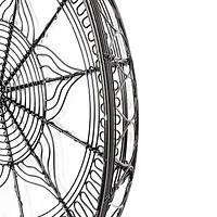 Black Eclectic Wall Décor Set 21", 18" & 15"