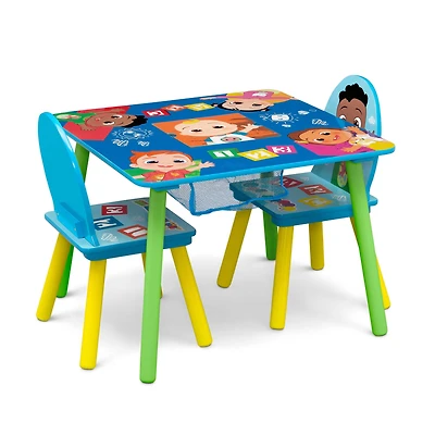 Delta Children CoComelon Kids Table & 2 Chairs Set with Storage