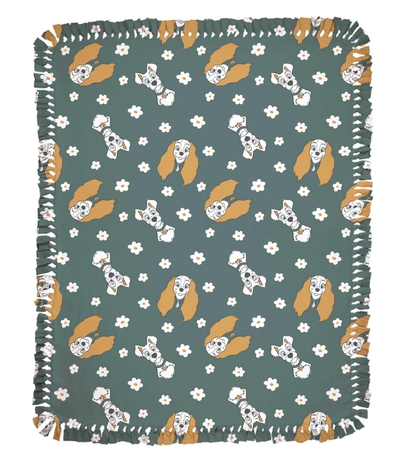 Lady & the Tramp 48" You Are Good Things No Sew Fleece Throw Kit