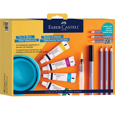 Faber-Castell® Creative Studio Wet Mediums Try It Box