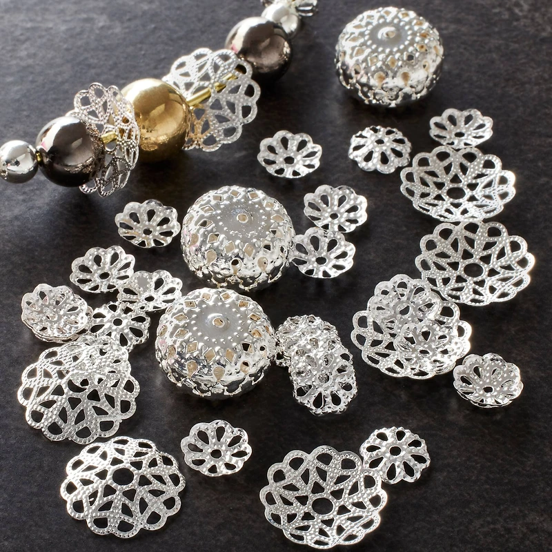 Assorted Filigree Bead Caps by Bead Landing