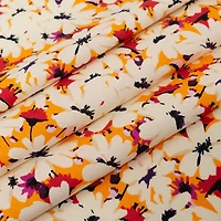 SINGER Orange Butterfly Cotton Fabric Bundle