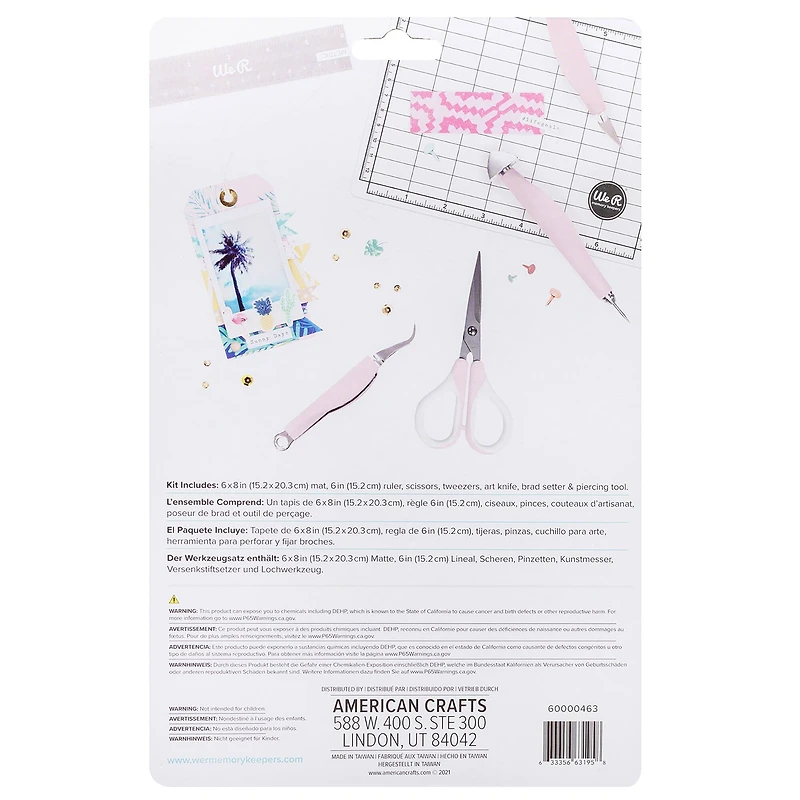 We R Memory Keepers® Pink Mini Tool Kit