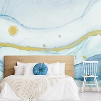 RoomMates Sea Foam Peel & Stick Wallpaper Mural