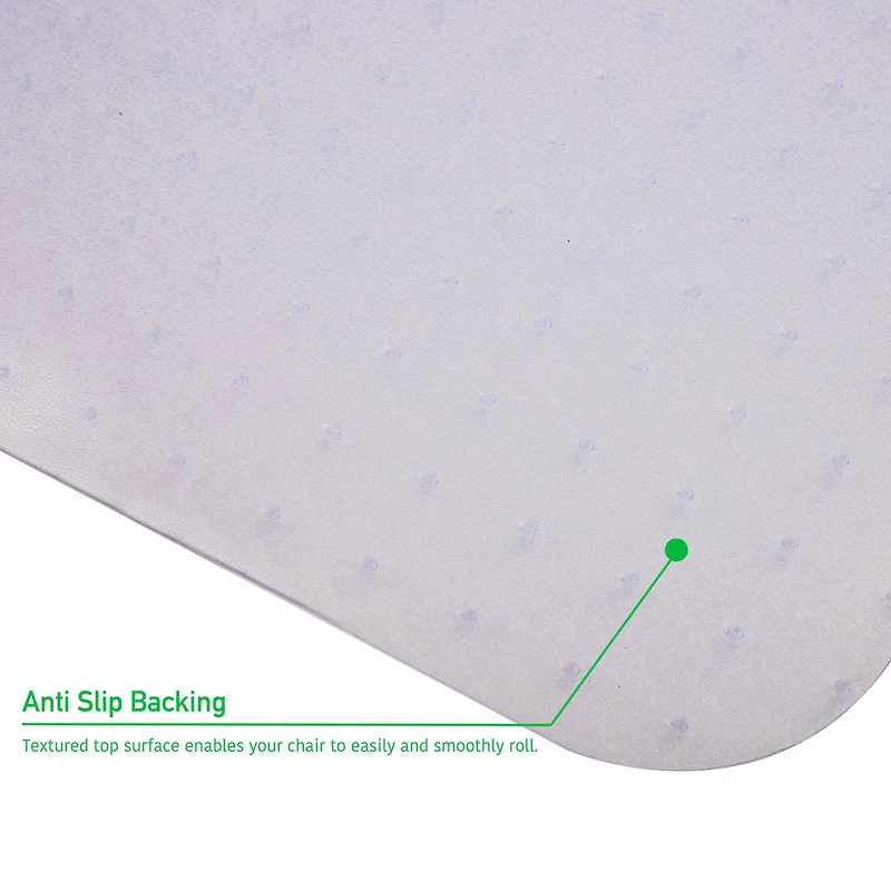 Mind Reader Clear Office Chair Mat for Hardwood Floors