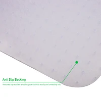 Mind Reader Clear Office Chair Mat for Hardwood Floors