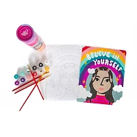 Kids Crafts Believe in Yourself Paint By Number Canvas Kit