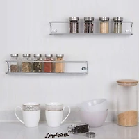 NEX™ Chrome Wall-Mounted Spice Racks, 2ct.