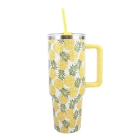 40oz. Pineapple Toss Stainless Steel Insulated Tumbler by Celebrate It™