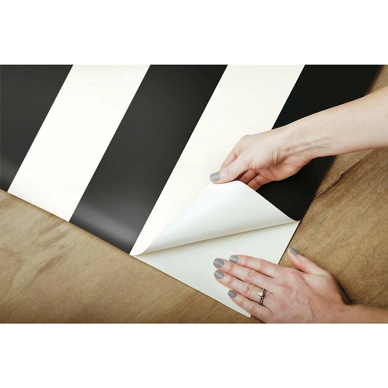 RoomMates Awning Stripe Peel & Stick Wallpaper