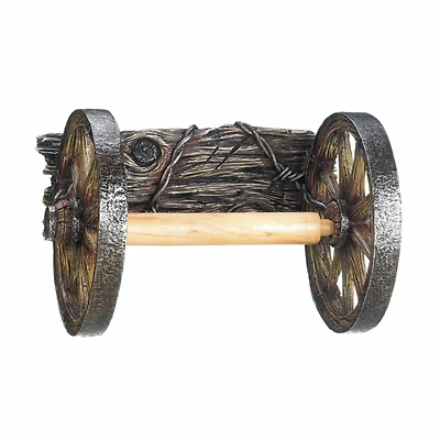 9" Wagon Wheel Toilet Paper Holder