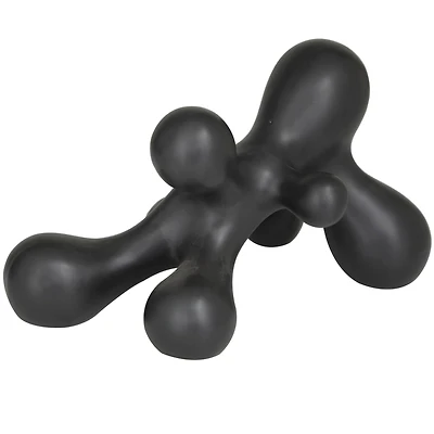 CosmoLiving by Cosmopolitan 13" Porcelain Molecule Abstract Sculpture
