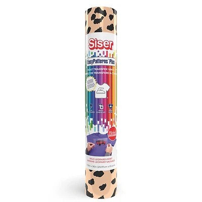 Siser EasyPatterns Plus Wild Leopard Print Heat Transfer Vinyl 36in