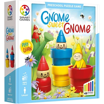 SmartGames® Gnome Sweet Gnome Preschool Puzzle Game Set