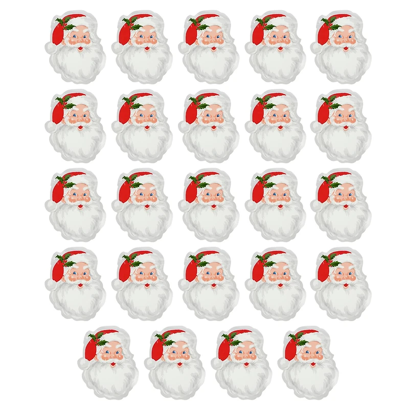 Santa Shaped Zipper Treat Bags, 24ct. by Makery™
