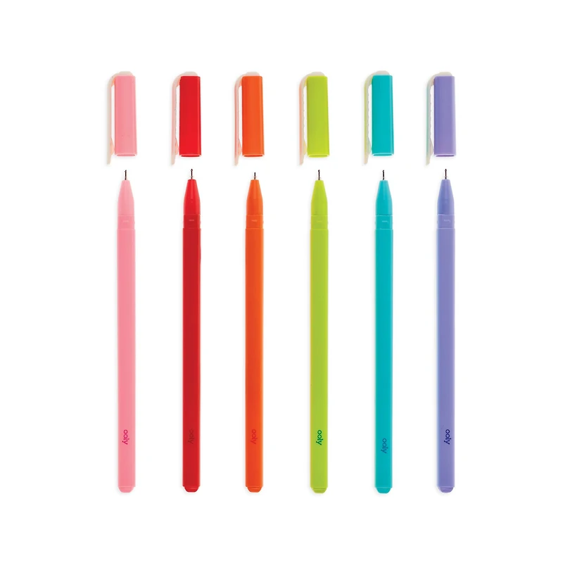 OOLY Fine Line Gel Pens, 6ct.
