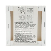 4" x 4" Retro Canvas Painting Kit by Craft Smart®