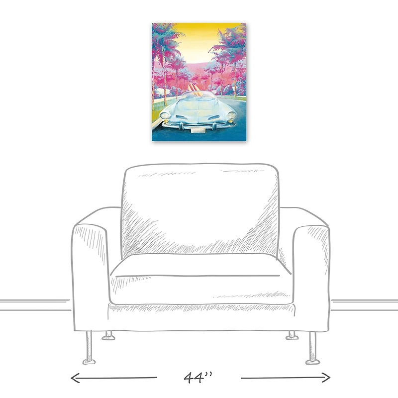 Beach Convertible 16" x 20" Canvas Wall Art