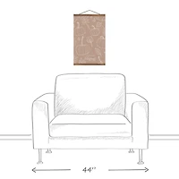 Dusty Rose Count Your Blessings Hanging Canvas