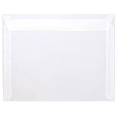 JAM Paper 9.5" x 12.625" Translucent Clear Vellum Envelopes, 25ct.