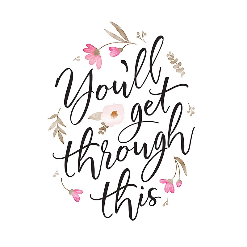 JAM Paper Floral Design Blank Sympathy Cards Set, 36ct.