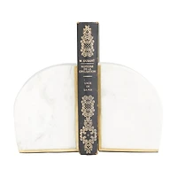CosmoLiving by Cosmopolitan Marble Glam Bookends