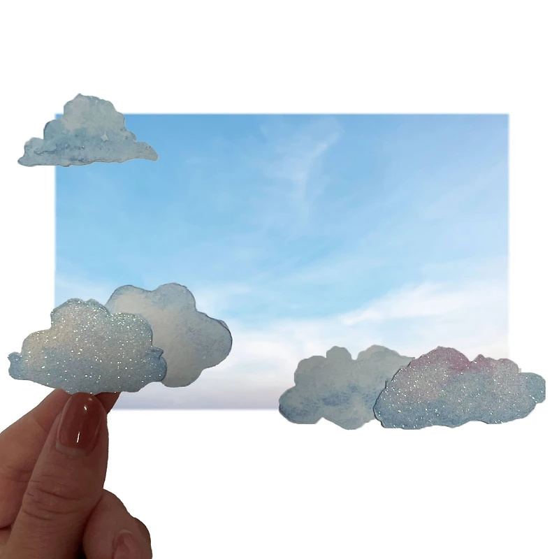 12 Pack: Cloud Stickers by Recollections™