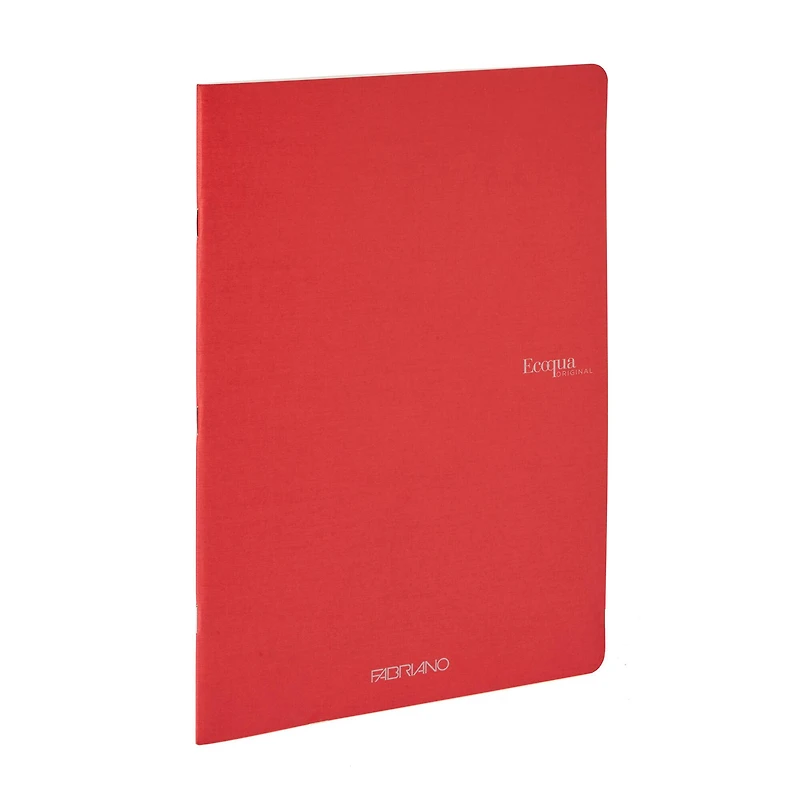 Fabriano® Ecoqua Original Red Staple-Bound A5 Dotted Notebook