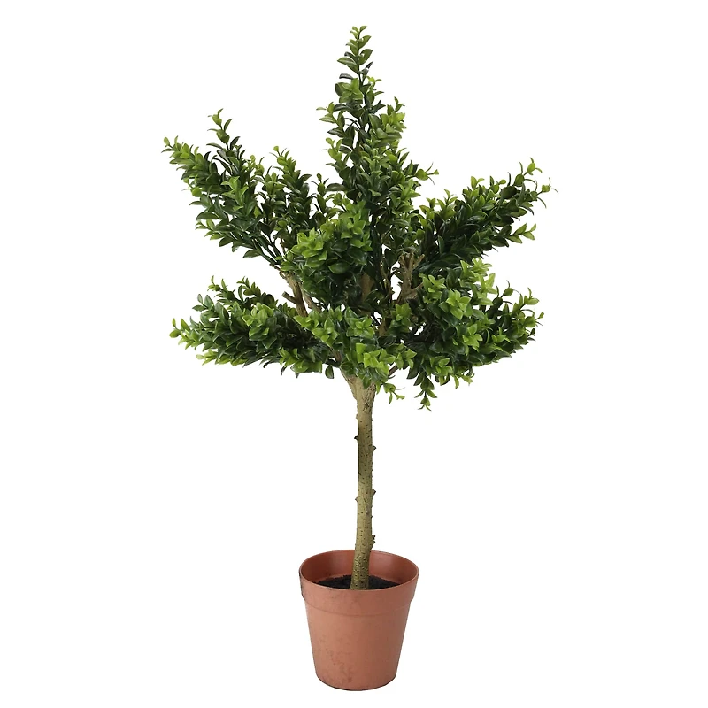 26" Potted Two-Tone Artificial Sweet Grass Tree