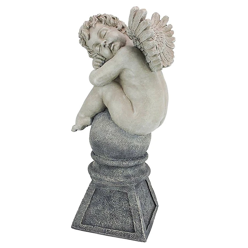 Design Toscano 22" Balancing a Dream Cherub Garden Statue