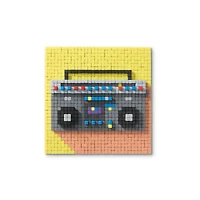 Radio & Cassette Pixelated Brick Art Kit by Make Market®