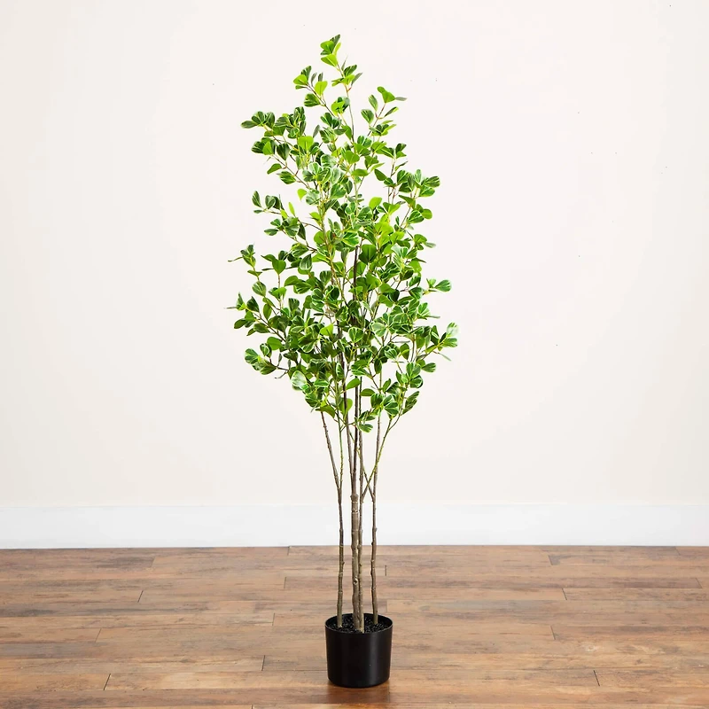 5ft. Artificial Heart Shaped Ficus Leaf Tree