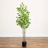5ft. Artificial Heart Shaped Ficus Leaf Tree