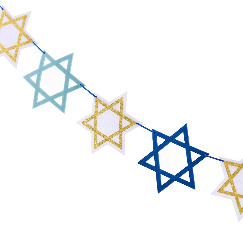 6ft. Star of David Felt Garland by Ashland®