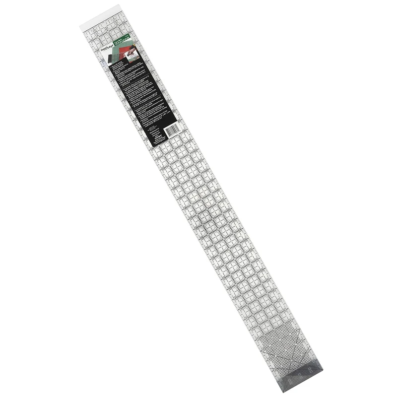 OmniEdge Rectangle Quilting Ruler With Removable Lip, 4" x 36"