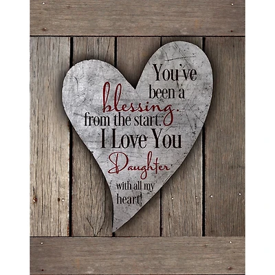 You've Been A Blessing Daughter Wall Plaque