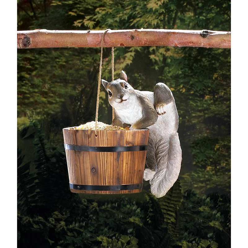 11" Climbing Chip Squirrel Décor