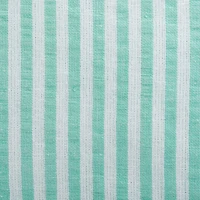 Aqua Seersucker Tablecloth 60" x 104"