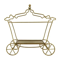 14.5" Gold Fairytale Carriage Wire Tabletop Décor by Ashland®