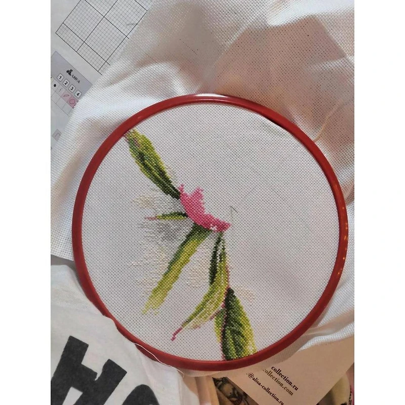 Alisa Tender Peony Cross Stitch Kit