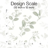 RoomMates Green Dancing Leaves Peel & Stick Wallpaper