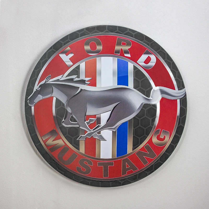 Ford Mustang Dome Metal Sign