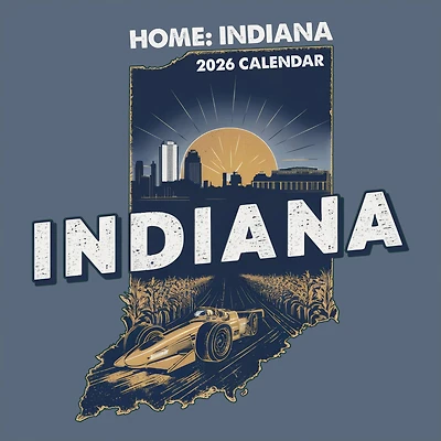 2026 Home: Indiana Wall Calendar