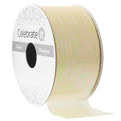 1.5" x 3yd. Iridescent Organza Ribbon by Celebrate It® Classic