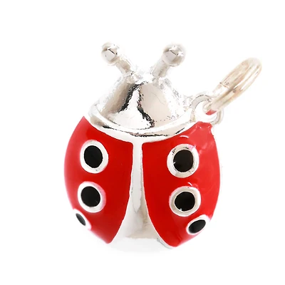 Silver Plated Ladybug Charm by Bead Landing™