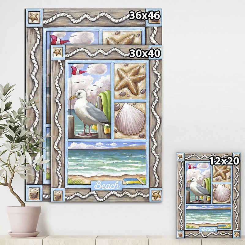 Designart - Beach Seagull