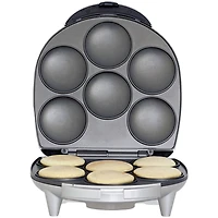 Brentwood Silver 6-Piece Nonstick Arepa Maker